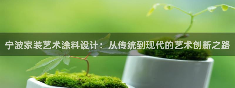 和记ag旗舰：宁波家装艺术涂料设计：从传统到现代的艺术创新之