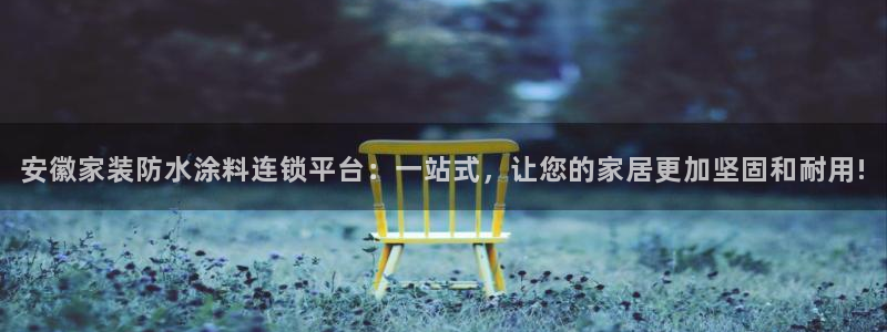 和记(福建)商贸有限公司招聘：安徽家装防水涂料连锁平台：一站
