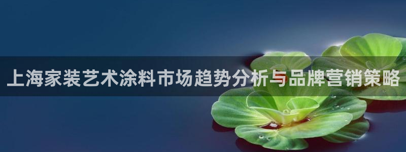 和记国际电讯市值：上海家装艺术涂料市场趋势分析与品牌营销策略