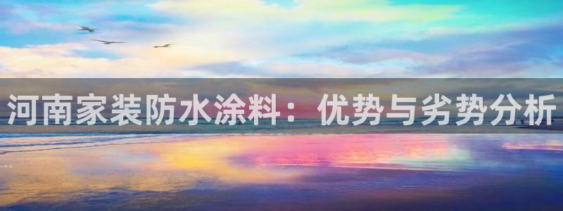 深圳和记科技有限公司：河南家装防水涂料：优势与劣势分析