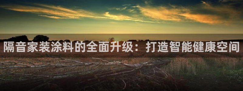 和记港口：隔音家装涂料的全面升级：打造智能健康空间